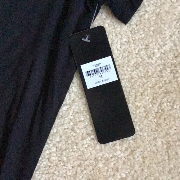 SOLD - Bebe Triple Logo Black Stretchy Tee - NWT - Picture 7 of 9